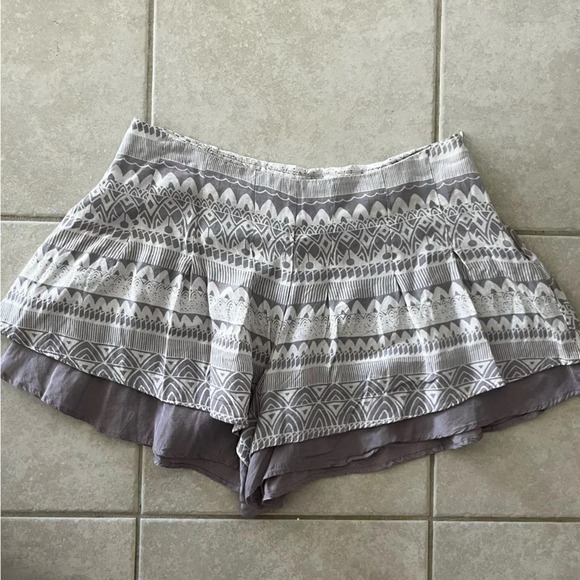 FREE PEOPLE Lost Temple Boho Lavender Romantic Flowy Shorts - Picture 2 of 8